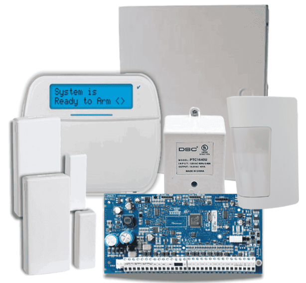 KIT Sistema de alarma DSC NEO.- INALÁMBRICO "Sin Comunicador IP".
